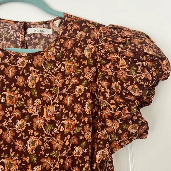 Doen Rhodia Dress in Mulberry Vine Floral - Picture 6 of 12